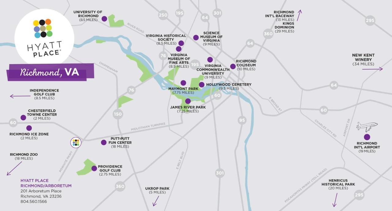 Hotel Hyatt Place Richmond Arboretum Exterior foto